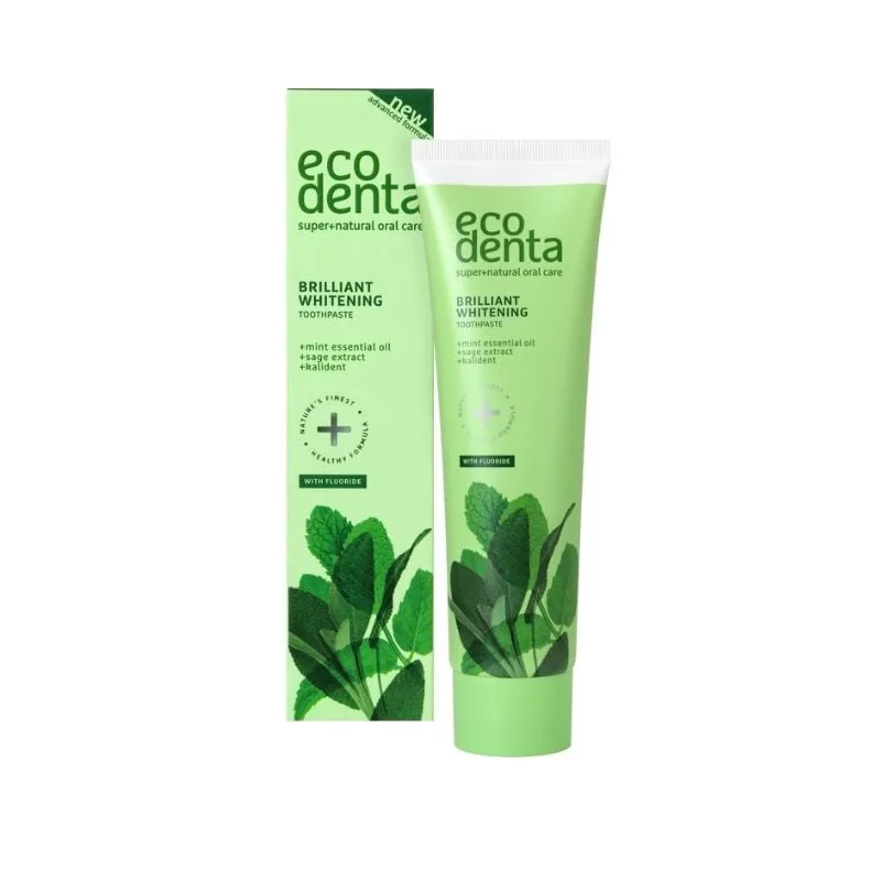 Ecodenta Pasta de dinti pentru albire cu ulei de menta, extract de salvie, 100ml — preț și oferte