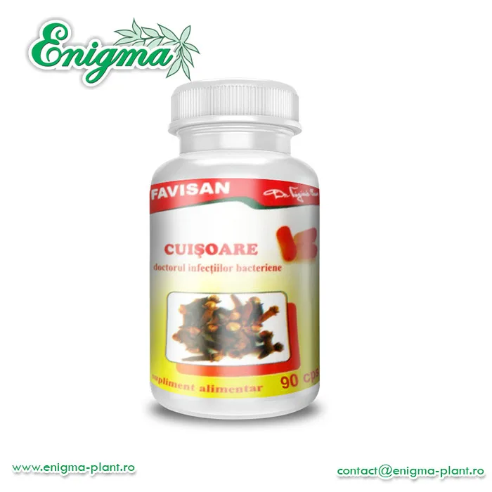 Cuișoare (90 capsule), Favisan — preț și oferte