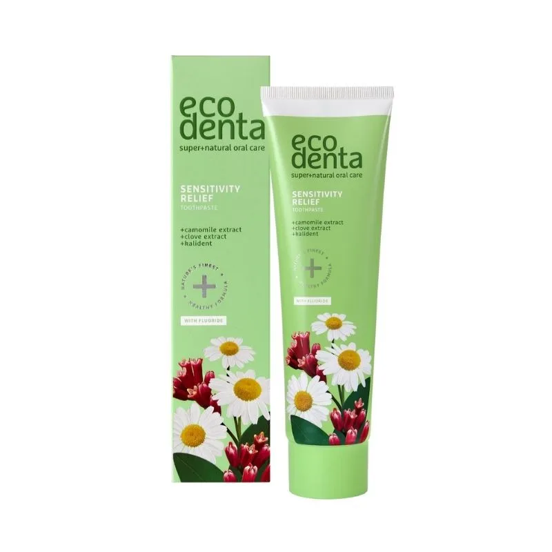 Ecodenta Pasta de dinti cu extract de galbenele pentru dinti sensibili, 100ml — preț și oferte