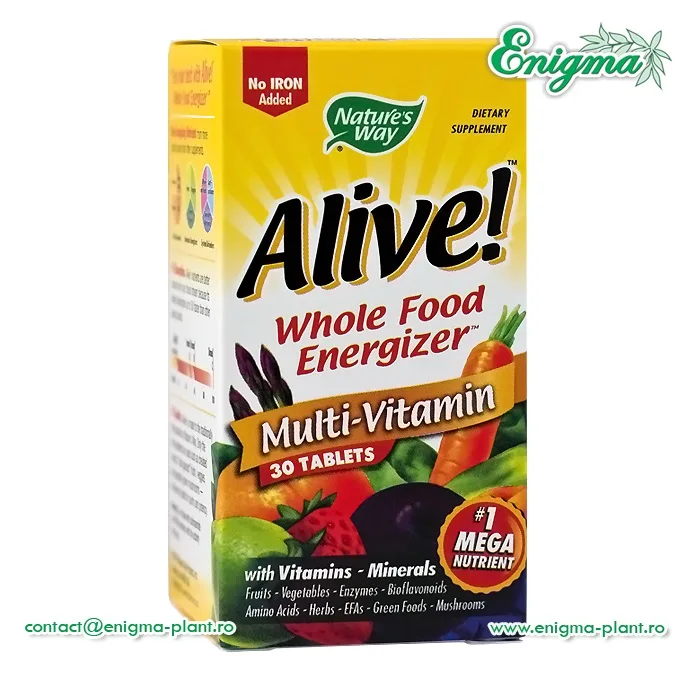 Alive - complex vitamine - 30 tablete — preț și oferte