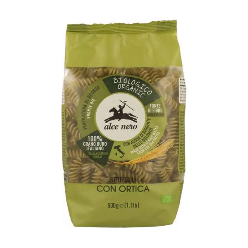 Paste De Grau Dur Cu Urzica  Eco 500Gr Alce Nero — preț și oferte