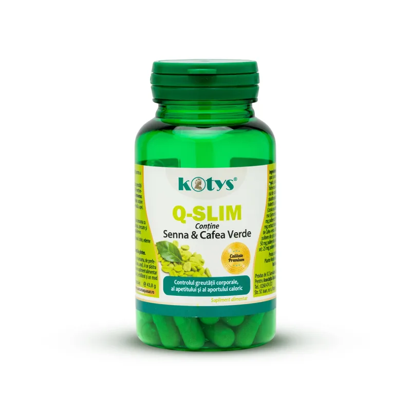 Q-Slim Senna  si Cafea verde 60 cps Kotys Produse Kotys — preț și oferte