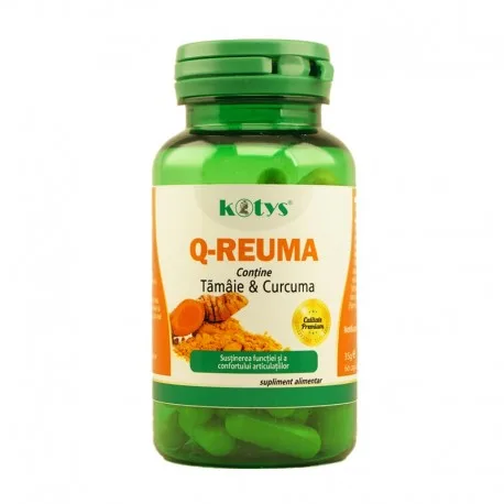 Q-Reuma cu Tamaie si Curcuma 60 cps Kotys Produse Kotys — preț și oferte