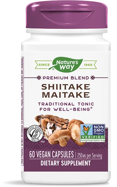 Shiitake Maitake  60 Caps - Nature's Way — preț și oferte