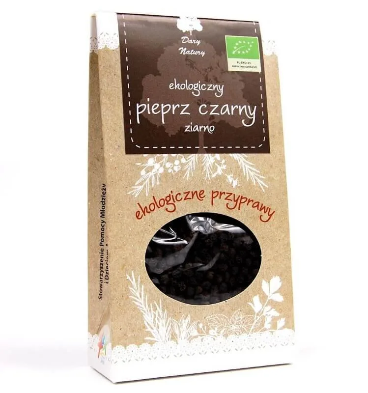 Piper Boabe Negru Eco 50Gr Dary Naturi Dary Natury — preț și oferte
