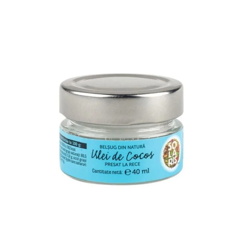 SOLARIS Ulei de cocos presat la rece, 40ml — preț și oferte