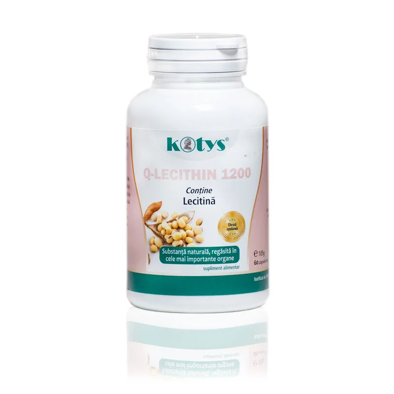 Q-Lecitina 1200mg, 60cpr, Kotys Produse Kotys — preț și oferte