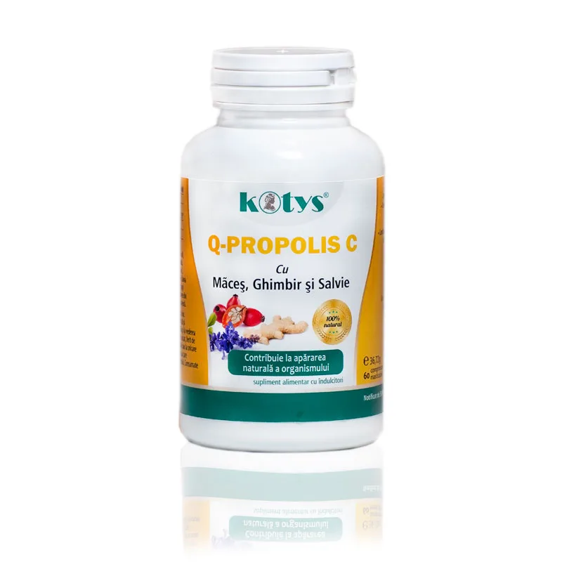 Q-Propolis C, 60cpr, Kotys Produse Kotys — preț și oferte