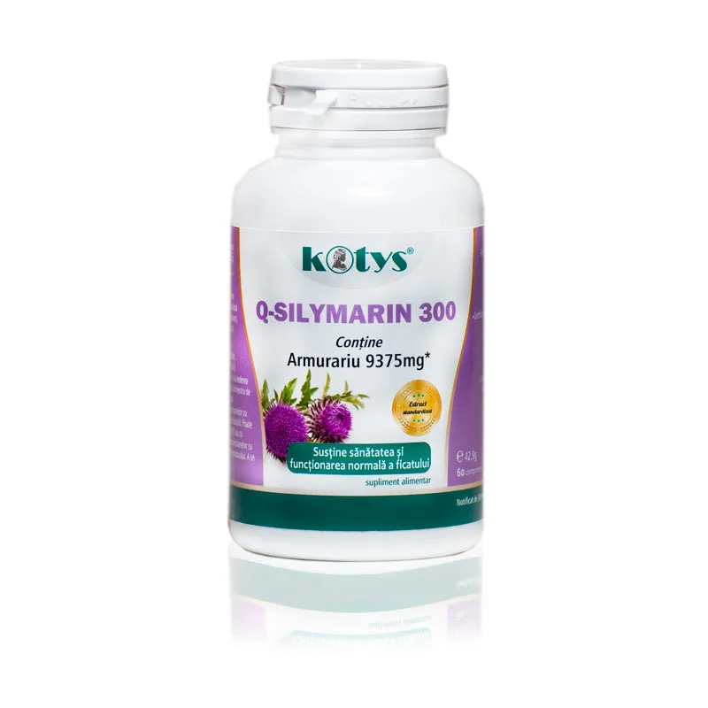 Q-Silimarina, 1000mg, 60cpr, Kotys Produse Kotys — preț și oferte