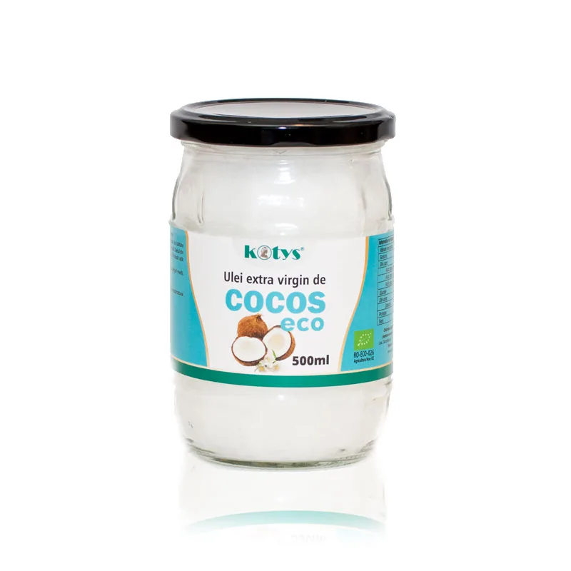 Ulei de cocos extra virgin Bio - 500ml, Kotys Produse Kotys — preț și oferte