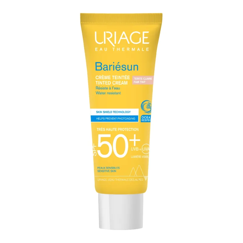 Crema colorata pentru protectie solara cu SPF50+ Bariesun, Nuanta Fair, 50 ml, Uriage — preț și oferte