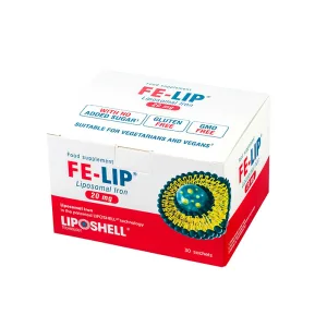 FE-LIP, Fier Lipozomal 20 mg, 30 plicuri, LIPOSHELL®