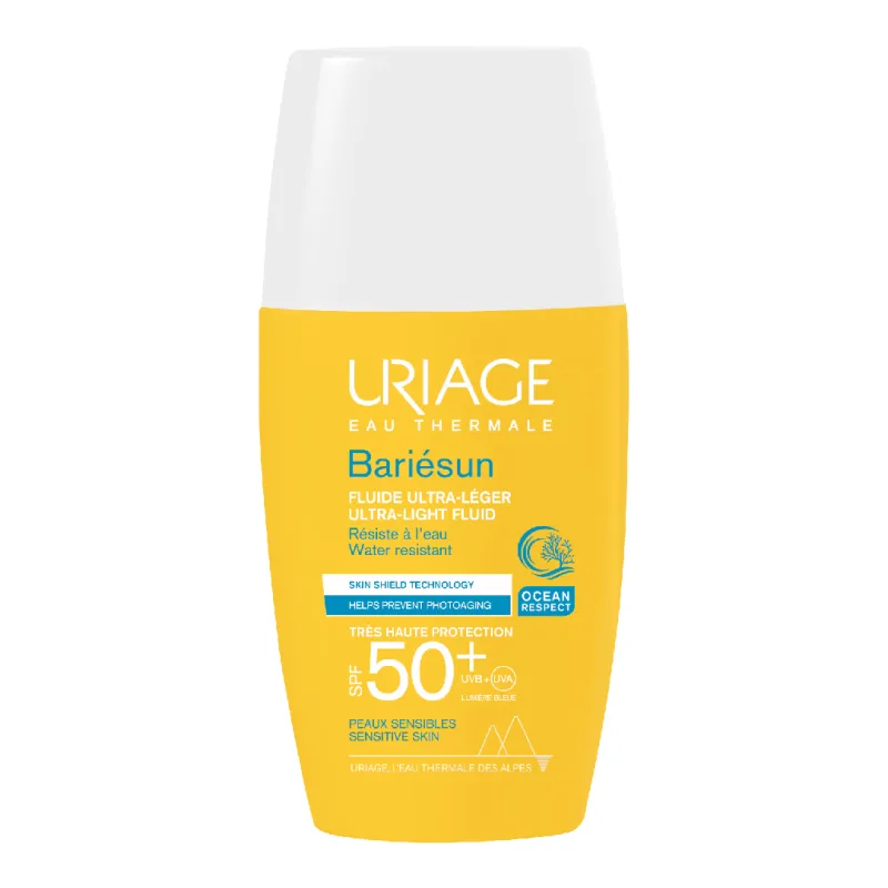 Fluid lejer pentru protectie solara cu SPF50+ Bariesun, 30 ml, Uriage — preț și oferte