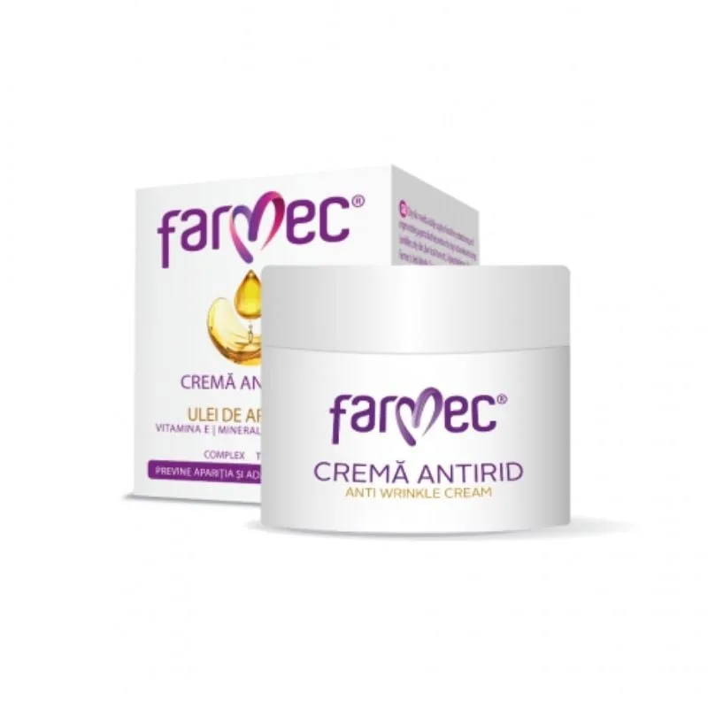 Farmec Crema antirid cu Ulei de Argan, 50ml — preț și oferte