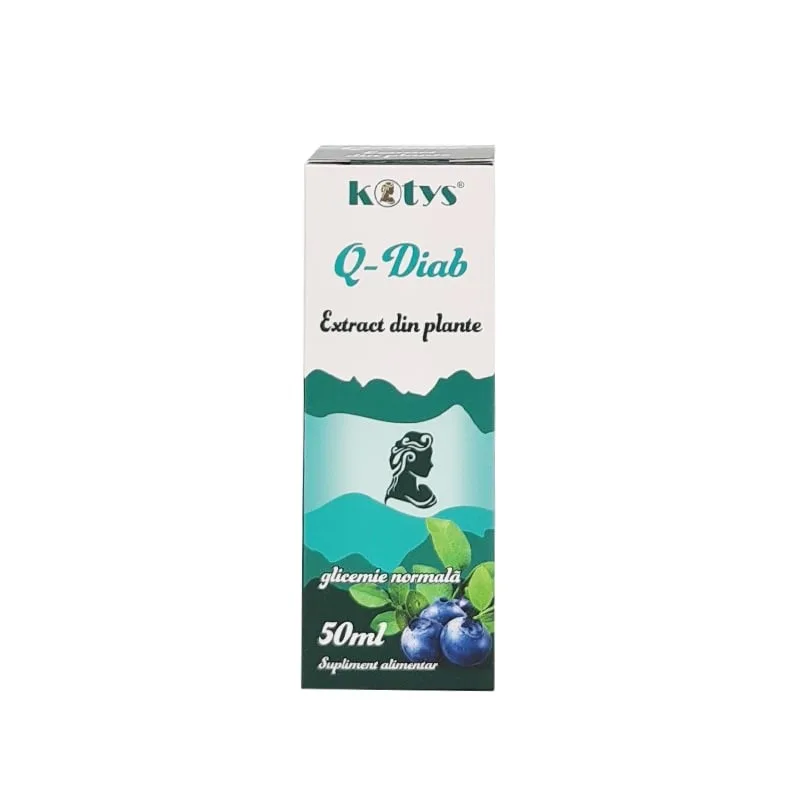 Q-Diab Extract din plante 50ml Kotys Produse Kotys — preț și oferte
