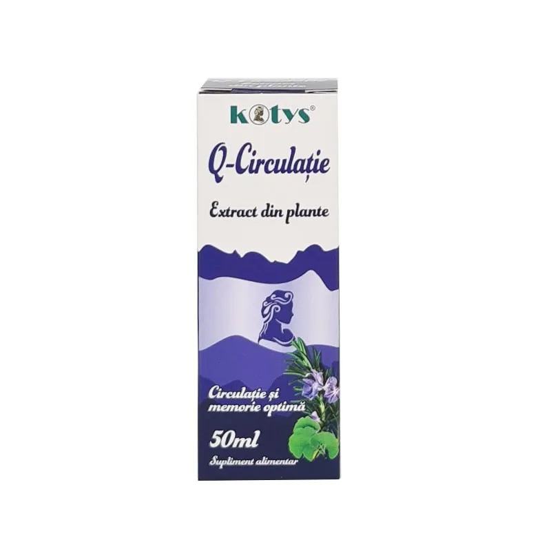 Q-Circulatie Extract din plante 50ml Kotys Produse Kotys — preț și oferte