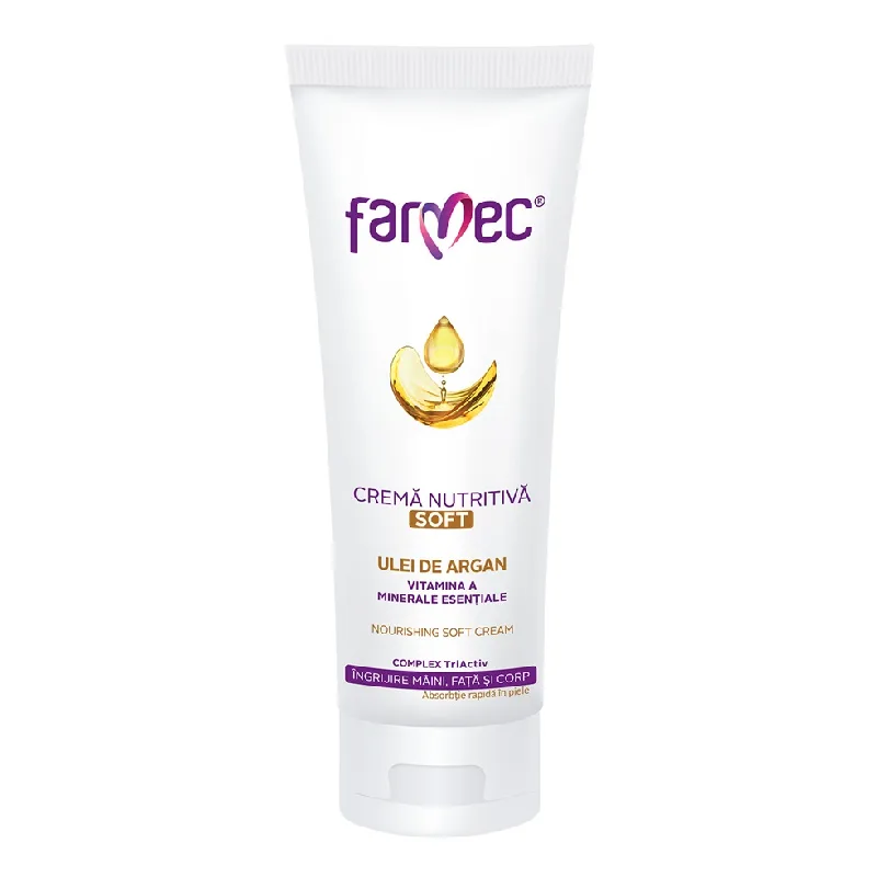 Crema Nutritiva Soft cu Ulei de Argan, 150 ml, Farmec — preț și oferte