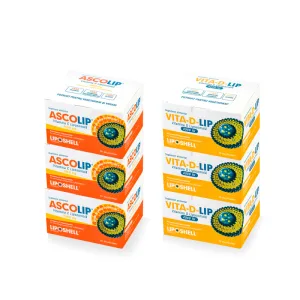 Pachet Family 3X - Vitamina C Lipozomală 1000 mg LIPOSHELL® + Vitamina D Lipozomală 4000 IU LIPOSHELL®