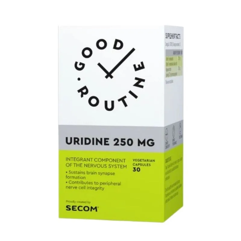 Secom Good Routine Uridine 250mg,  30 capsule — preț și oferte