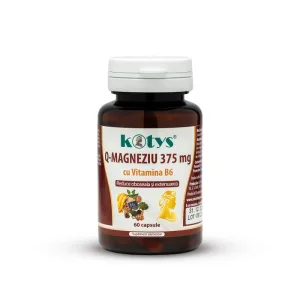 Magneziu 375mg + B6, Kotys, 60 capsule