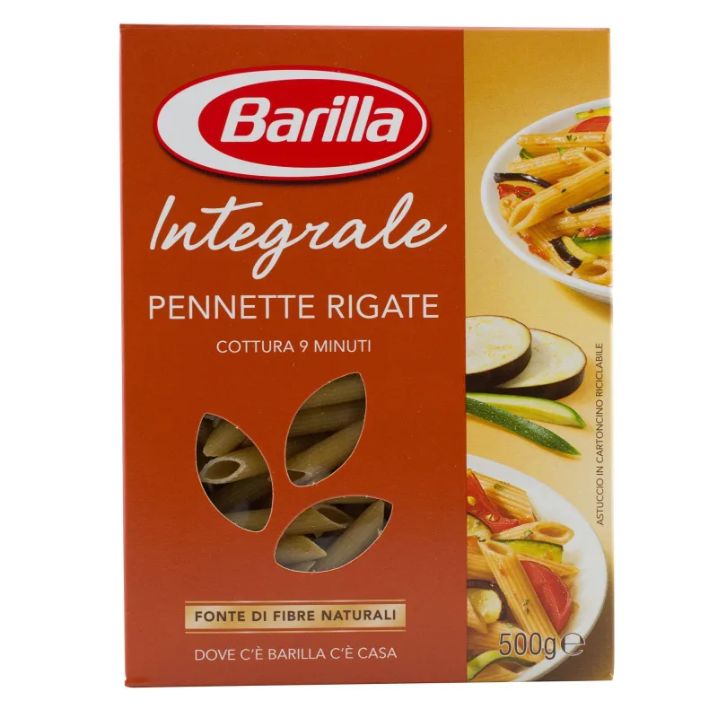 Pennette rigate - paste integrale grau dur 500g - BARILLA — preț și oferte