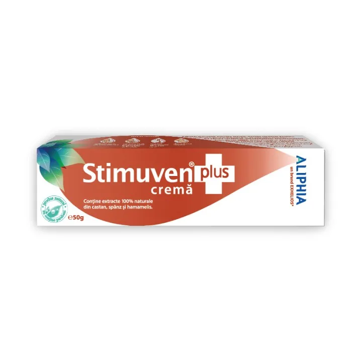 Stimuven plus crema varice 50g - Aliphia Exhelios — preț și oferte
