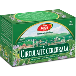 Ceai Circulatie cerebrala - N131 - 20pl - Fares — preț și oferte