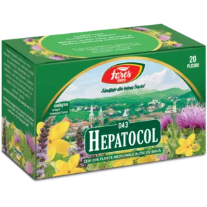 Ceai Hepatocol (hepatic) - D43 - 20pl - Fares — preț și oferte