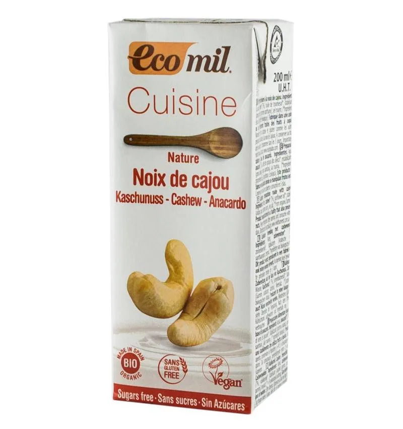 Smantana vegetala de caju - eco-bio 200ml - Ecomil — preț și oferte