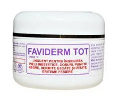 FAVIDERM TOT CREMA TIP UNGUENT, 30ml - Favisan — preț și oferte