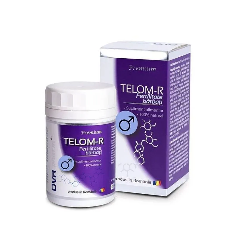 DVR Pharm Telom-R fertilitate barbati, 120 capsule — preț și oferte