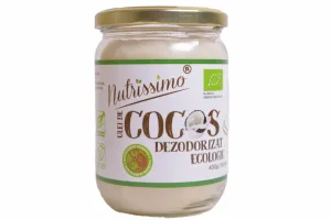 Ulei Cocos dezodorizat eco-bio 1000ml, Nutrissimo