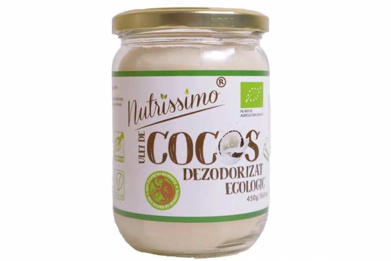Ulei Cocos dezodorizat eco-bio 1000ml, Nutrissimo — preț și oferte
