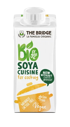 Smantana din soia vegetala eco-bio 200ml, THE BRIDGE