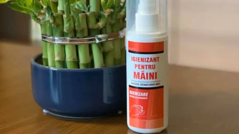 Igienizant pentru maini cu Alcool 65% 100ml, BOZO — preț și oferte