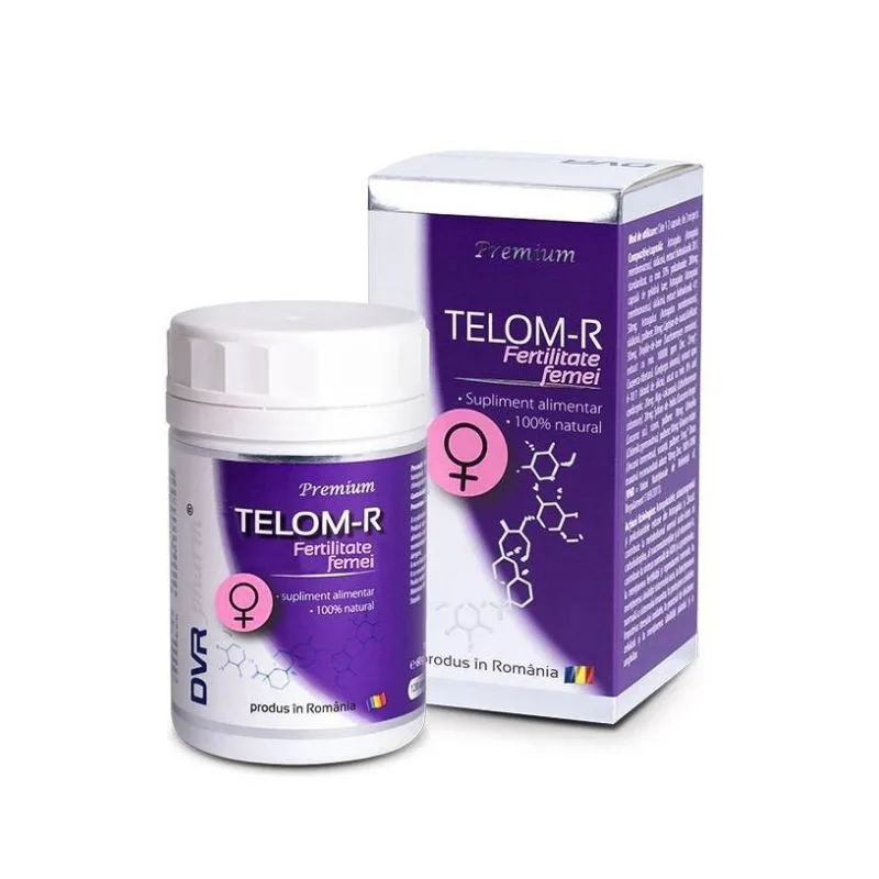 DVR Pharm Telom-R fertilitate femei, 120 capsule — preț și oferte