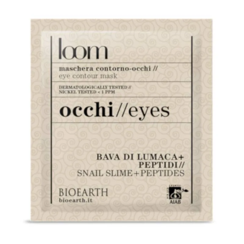 Masca servetel ochi cu melc si peptide - Loom Bioearth — preț și oferte