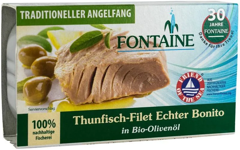 File de ton in ulei de masline, eco-bio, 120g - Fontaine — preț și oferte