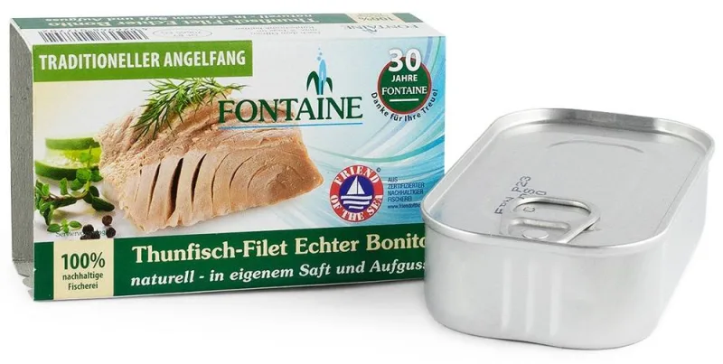 File de ton in suc propriu, eco-bio,120g - Fontaine — preț și oferte