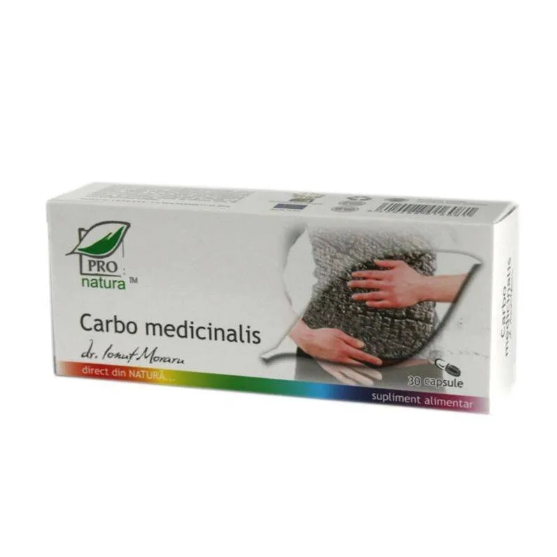 Carbo Medicinalis 30cps - Medica ProNatura — preț și oferte