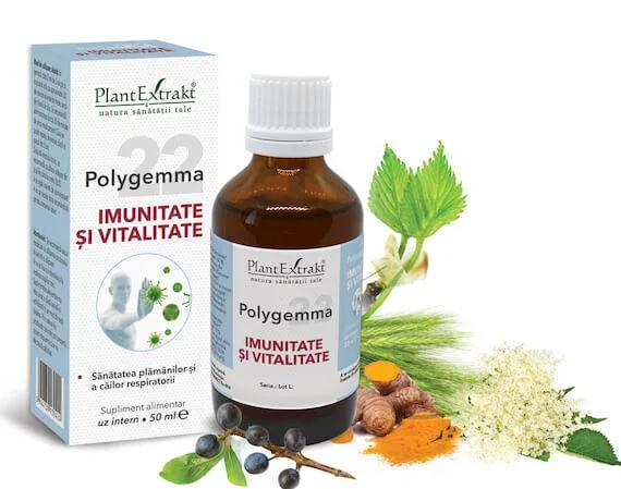 Polygemma 22 - Imunitate si Vitalitate, 50ml Plantextrakt — preț și oferte