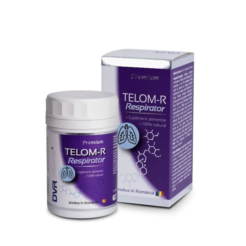 DVR Pharm Telom-R Respirator, 120 capsule DVRPharm — preț și oferte