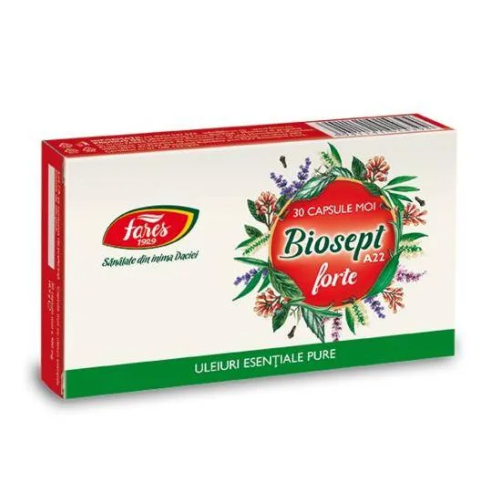 Biosept Forte (A22) 20cps, Fares — preț și oferte
