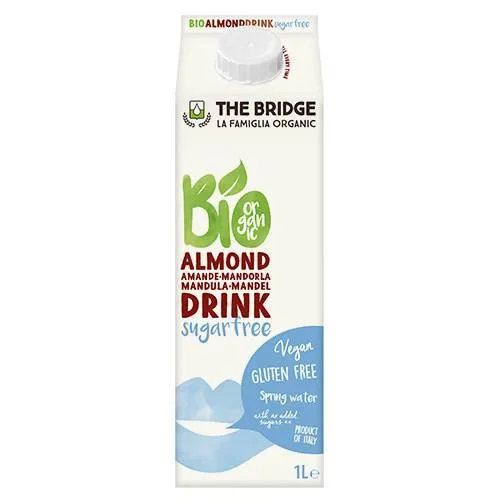 Lapte vegetal de migdale 3%, fara zahar 1l ECO-BIO - The Bridge — preț și oferte
