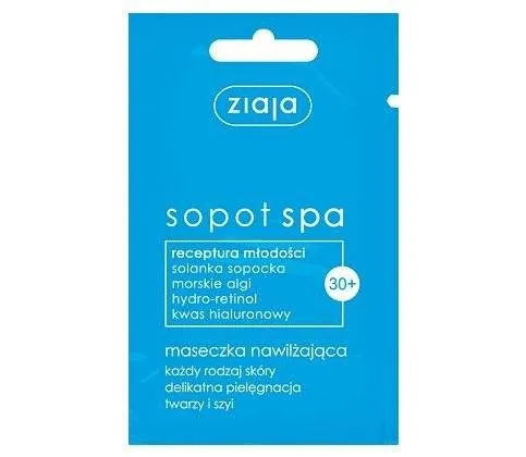 Masca gel hidratanta pentru ten, Marine Algae, 7ml, - Ziaja — preț și oferte