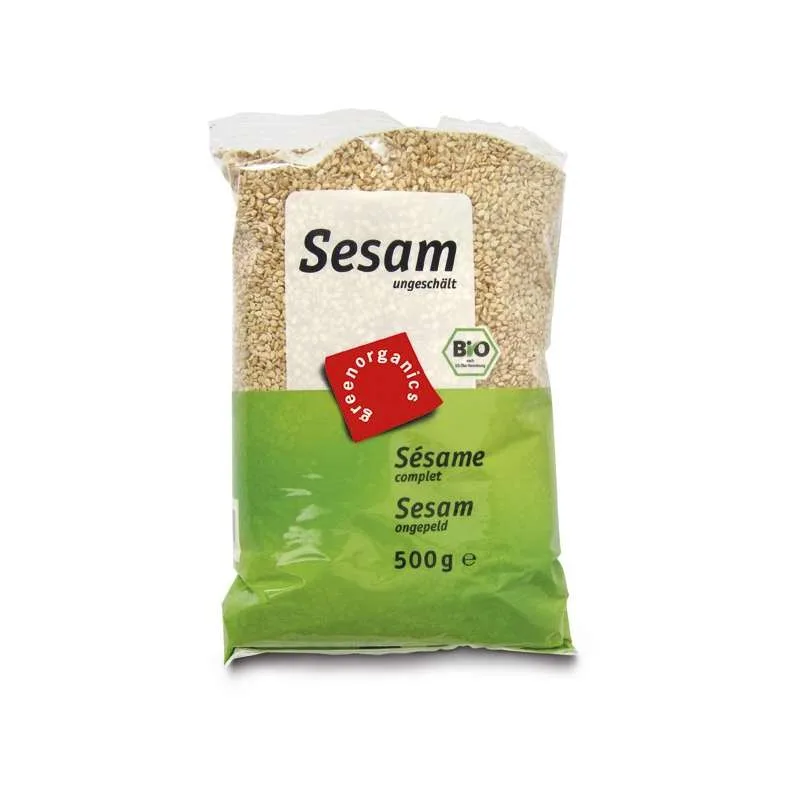 Seminte de susan integrale nedecorticate 500g - ECO-BIO - GREENORGANICS — preț și oferte