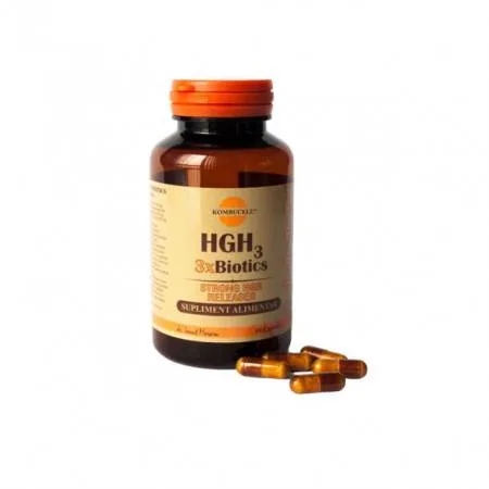 HGH3 3x Biotics - stimularea hormonului de crestere, 60cps - MEDICA Medica - Pro Natura — preț și oferte