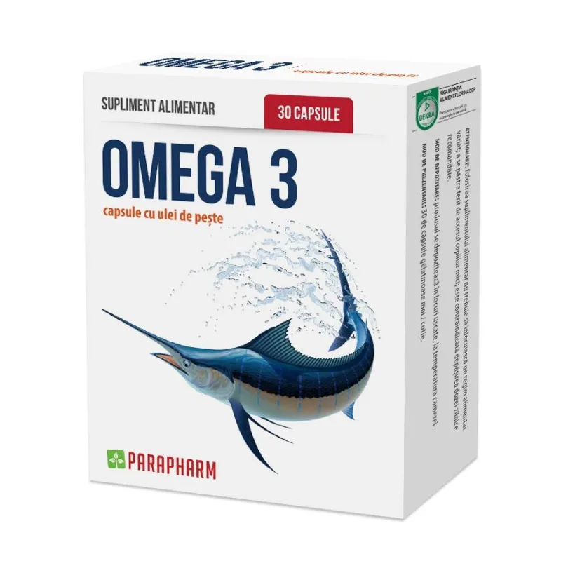Omega 3 cu ulei de peste, 1500mg, 30cps - QUANTUM PHARM Quantum Parapharm — preț și oferte