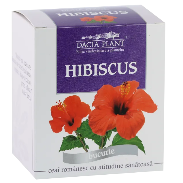 Ceai Hibiscus 50g - Dacia Plant — preț și oferte