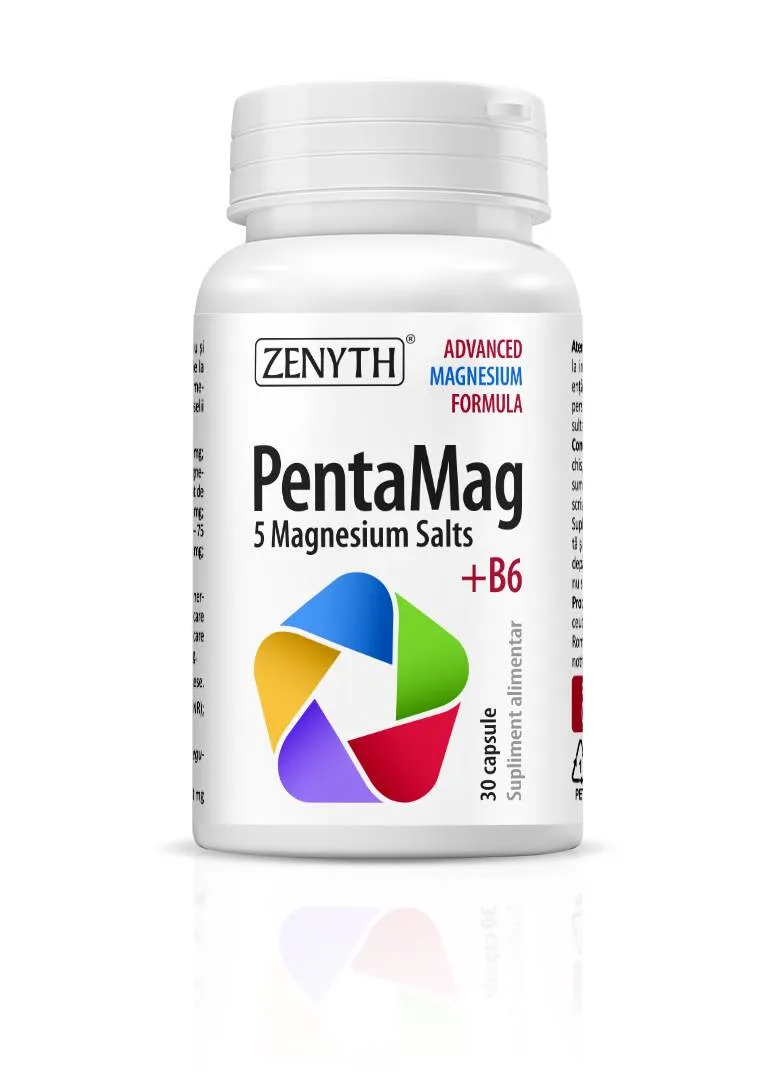 PentaMag, 5 forme de magneziu, 30cps- Zenyth Pharmaceuticals — preț și oferte